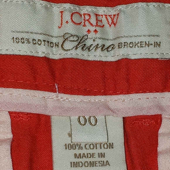 J. CREW Chino Flamingo Shorts (D31) - Picture 3 of 4